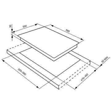 Газовая варочная панель Smeg SRV 864 C Донецк