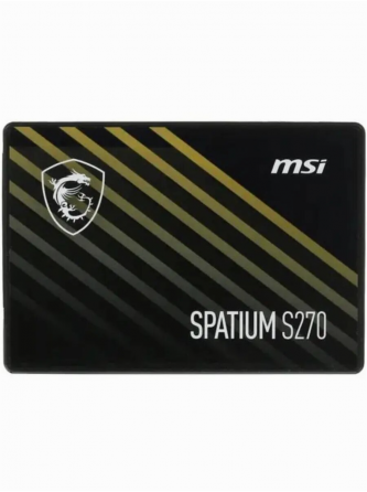 Ssd 2.5" 240gb Sata Msi Spatium S270 (S78-440n070-P83) 500/400, Iops 50/80k, Mtbf 2m, 110tbw, 0,25dw Донецк