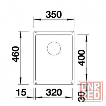 Кухонная мойка BLANCO SUBLINE 320-U коньяк (513404) Донецк - изображение 3
