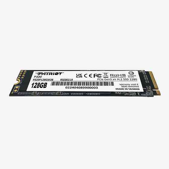 Ssd накопитель Patriot P320 P320p128gm28 128гб, M.2 2280, Pcie 3.0 X4, Nvme, M.2 (арт-9727) Донецк