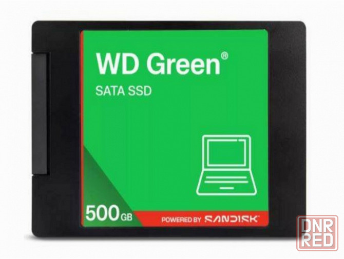 Твердотельный накопитель Ssd Wd Green Wds500g5g0a 500gb, 2.5", Sata Iii, R/W - 545/510 Mb/S 3d-Nand Донецк - изображение 1