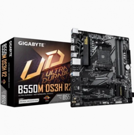 Материнская плата Gigabyte B550m Ds3h R2 (Am4, Matx) (арт-8173) Макеевка