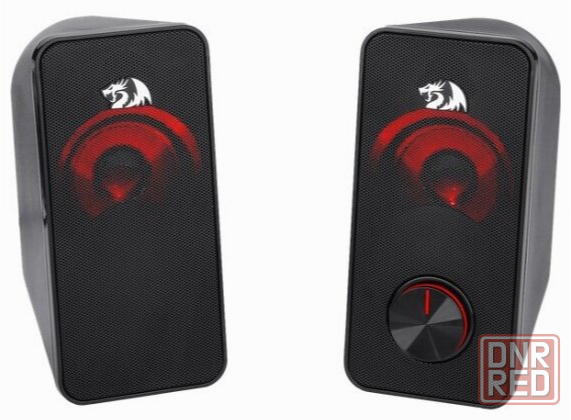 Колонки 2.0 Redragon Stentor черный (77600) (арт-4835) Донецк - изображение 3