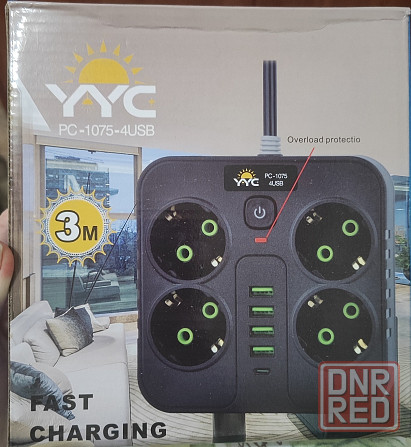 Сетевой фильтр, 3 м Донецк - изображение 2