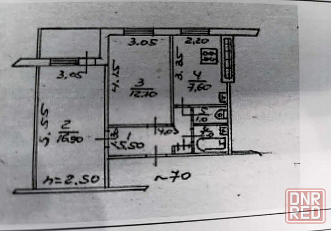 Продаётся 2-х комнатная квартира по улице Кольцова Донецк - изображение 3