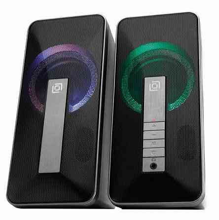 Колонки Bluetooth Oklick Ok-130, 2.0, Rgb-подстветка, черный (1458495) (арт-2479) Донецк