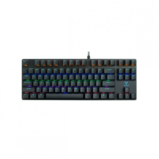Игровая клавиатура механическая Rapoo V500pro-87 - черный, проводная (арт-5562) Донецк