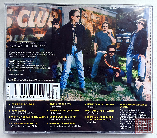 Toto (2002) Through The Looking Glass - CD, Россия, неоф. Макеевка - изображение 2