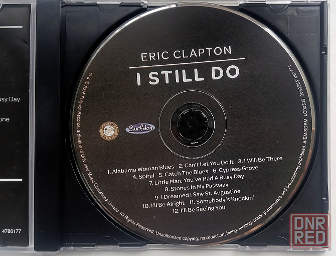 Eric Clapton (2016) I Still Do: CD, Россия (неоф) Макеевка - изображение 3