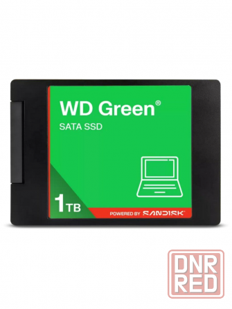Твердотельный накопитель Ssd Wd Green Wds100t5g0a 1tb, 2.5", Sata Iii, R/W - 545/510 Mb/S 3d-Nand (а Донецк - изображение 2
