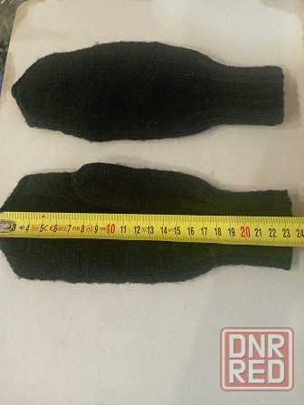 Варежки шерстяные ручной работы Макеевка - изображение 3