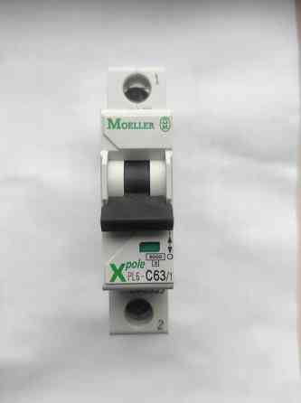 Продам автоматический выключатель 63а, Moeller PL6-C63/1, 1p, 63A, 6kA Донецк