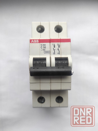 Продам автоматический выключатель 50а, ABB S202-C50, 2p, 50A, 6kA Донецк - изображение 1