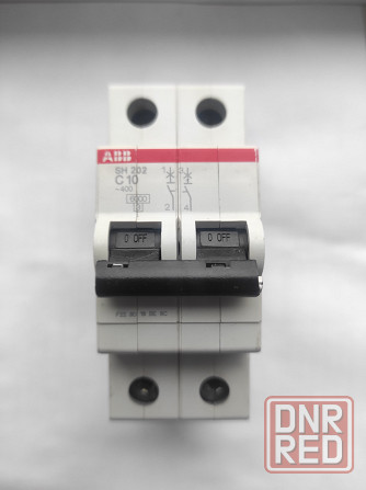 Продам автоматический выключатель 10а, ABB SH202-C10, 2p, 10A, 6kA Донецк - изображение 1