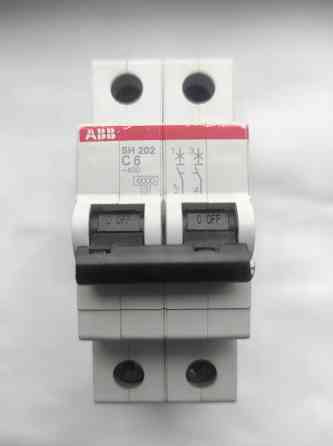 Продам автоматический выключатель 6а, ABB SH202-C6, 2p, 6A, 6kA Донецк