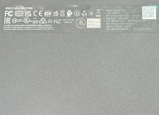 Продам ноутбук Lenovo LOQ 15ARP9 Донецк