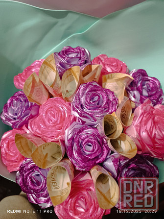 Букеты из атласных роз Макеевка - изображение 1