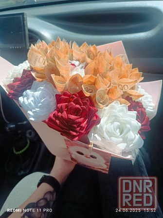 Букеты из атласных роз Макеевка - изображение 4