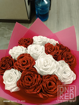 Букеты из атласных роз Макеевка - изображение 3