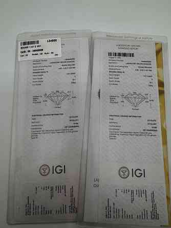 Серьги с CVD бриллиантами из 750 пробы Донецк