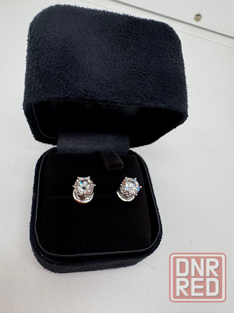 Серьги с CVD бриллиантами из 750 пробы Донецк - изображение 2