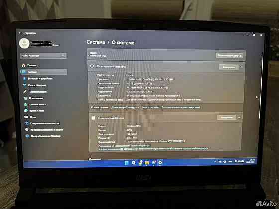 15.6" Игровой ноутбук MSI Katana GF66 12UE-1052XRU Донецк