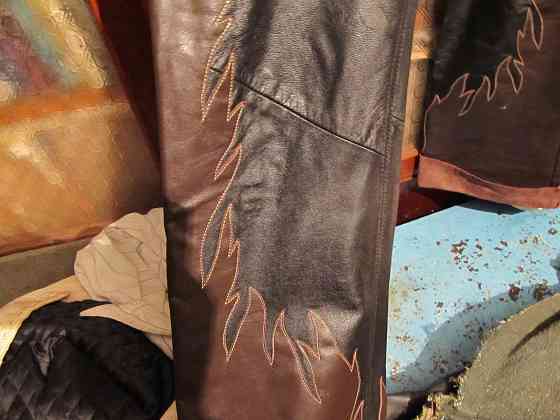 Мужские кожаные брюки р-р 48 Донецк