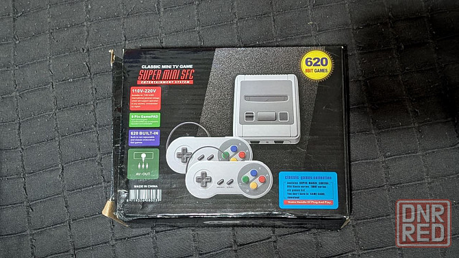 Приставка денди ретро 620 игр -Super mini SFC 8bit Донецк - изображение 1