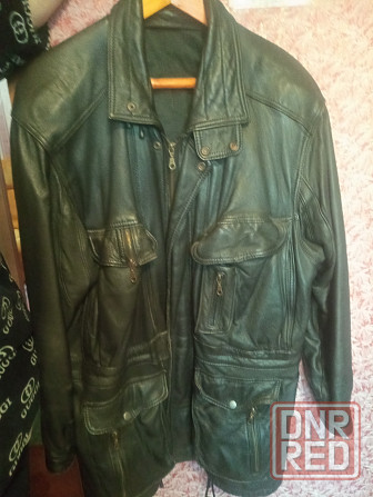 Куртка муж. Кожаная Донецк - изображение 1
