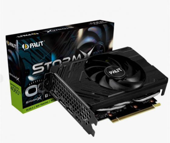 Видеокарта Palit Geforce Rtx 4060ti Stormx Oc 8gb (Ne6406ts19p1-1060f) (арт-2100) Макеевка