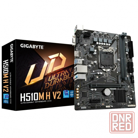 Материнская плата Gigabyte H510m H V2, Socket 1200, Intelh470, 2xddr4, Matx, Rtl (арт-9164) Макеевка - изображение 1