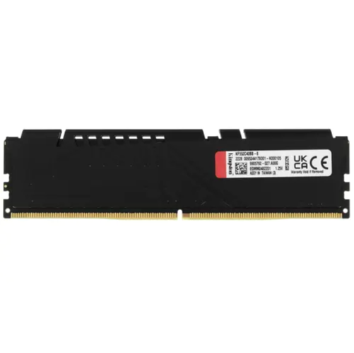 Kingston Fury Beast Black Ddr5 Dimm 5200mhz Pc-41600 Cl40 - 8gb Kf552c40bb-8 Oem (арт-4256) Макеевка