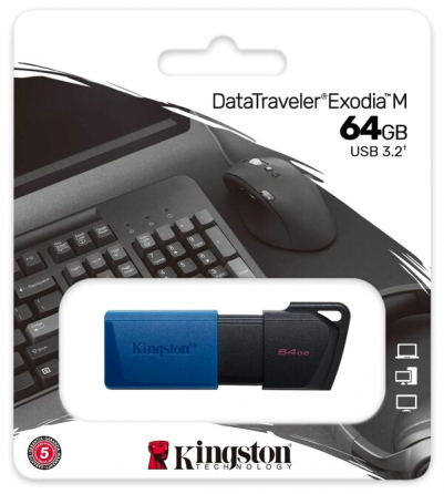 Флеш-диск Kingston Datatraveler Exodia M 64gb (Dtxm/64gb) (арт-6872) Макеевка