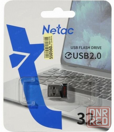 Флешка Netac 32gb Um2 Usb 2.0 (Nt03um2n-032g-20bk) (арт-3154) Макеевка - изображение 1