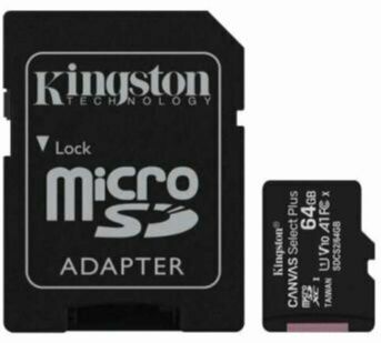 Карта памяти 64gb Kingston Sdcs2/64gb Microsdxc Class 10 Uhs-I, Sd Adapter (арт-9327) Макеевка