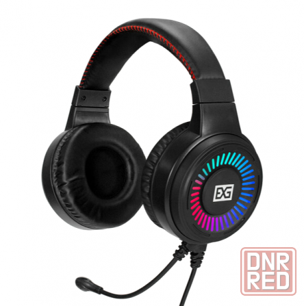 Полноразмерные игровые наушники с микрофоном (гарнитура) Exegate Gaming Hs-520g (Usb, 2x3.5мм, динам Макеевка - изображение 1