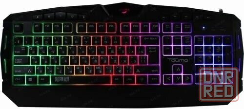 Клавиатура Qumo Antares K60, игровая, проводная, мембранная, 114 клавиш, Usb, подсв, чёрная (арт-142 Макеевка - изображение 1