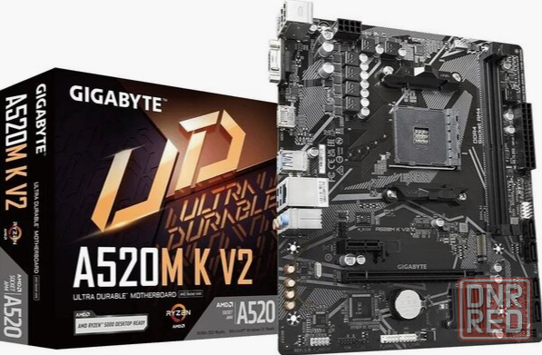 Материнская плата Gigabyte A520m K V2 /(V1.1) Soc-Am4 Amd A520 2xddr4 Matx Ac`97 8ch(7.1) Gblan Raid Макеевка - изображение 1