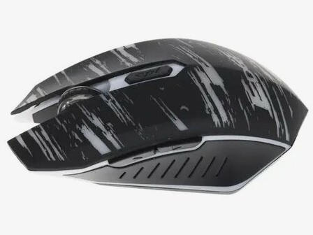 Игровая мышь Qumo Edge M17, беспроводная, аккумуляторная 600 Mah, кабель зарядки, 1000-2400 Dpi, 6 к Макеевка