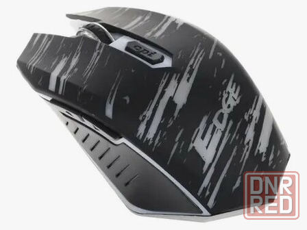 Игровая мышь Qumo Edge M17, беспроводная, аккумуляторная 600 Mah, кабель зарядки, 1000-2400 Dpi, 6 к Макеевка - изображение 3