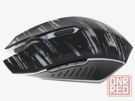 Игровая мышь Qumo Edge M17, беспроводная, аккумуляторная 600 Mah, кабель зарядки, 1000-2400 Dpi, 6 к Макеевка - изображение 2