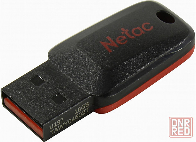 Флеш диск Netac U197 16gb , Usb2.0, пластиковая, черная (арт-1954) Макеевка - изображение 4