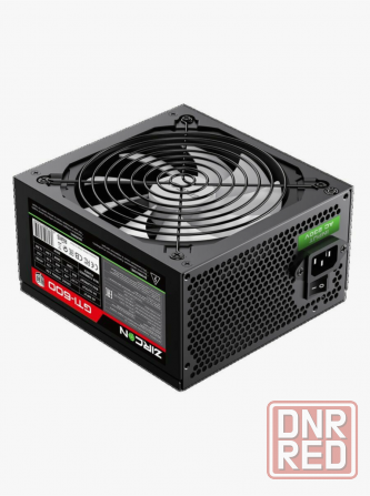 Блок питания Atx Zircon Gti-600 80+ (черный 600w 20+4pin 4+4pin 2*6+2pin 6*Sata 3*Molex вентилятор 1 Макеевка - изображение 2