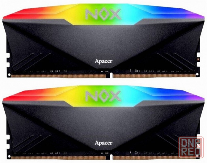 Модуль памяти Apacer Ddr4 3600 16gb Dimm Nox Rgb Black Gaming Memory Ah4u16g36c25ynbaa-2 Non-Ecc, Cl Макеевка - изображение 4