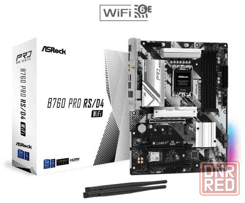 Материнская плата Asrock B760 Pro Rs/D4 Wifi (Lga1700, Atx) (арт-4474) Макеевка - изображение 1