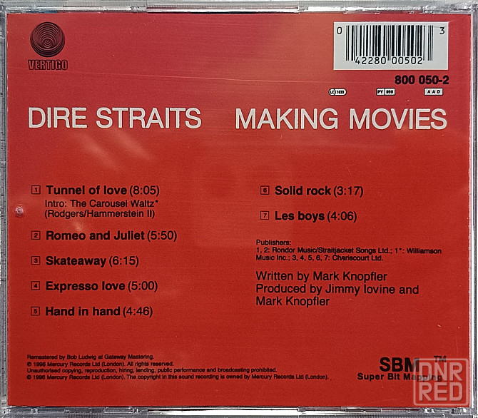 CD диск Dire Straits - Making Movies - Донецк - изображение 2