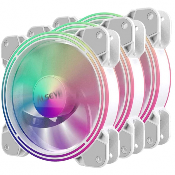 Вентилятор для корпуса Alseye Halo 4.0-W Kit (3 шт.) (арт-4031) Макеевка