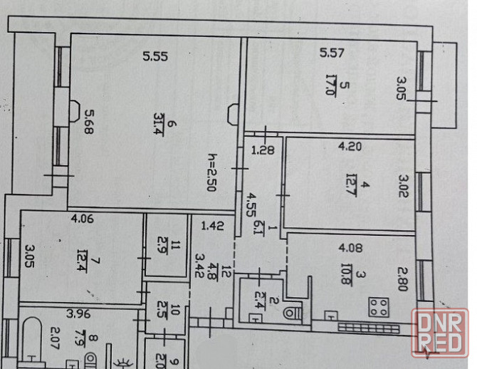 Продам 4-х комнатную крупногабаритную, Центр, Набережная Донецк - изображение 7