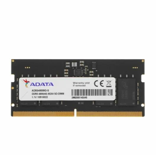 Оперативная память So-Dimm Adata Ddr5 8gb Ad5s48008g-S (арт-2344) Макеевка