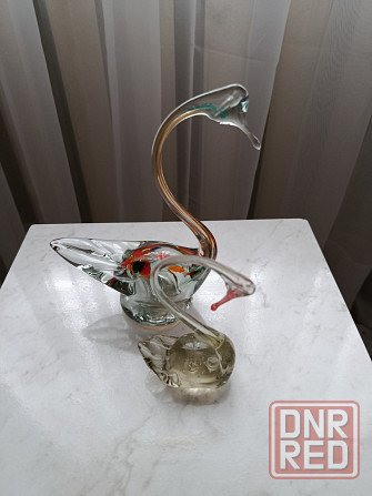 Художественное стекло композиция лебеди Донецк - изображение 4